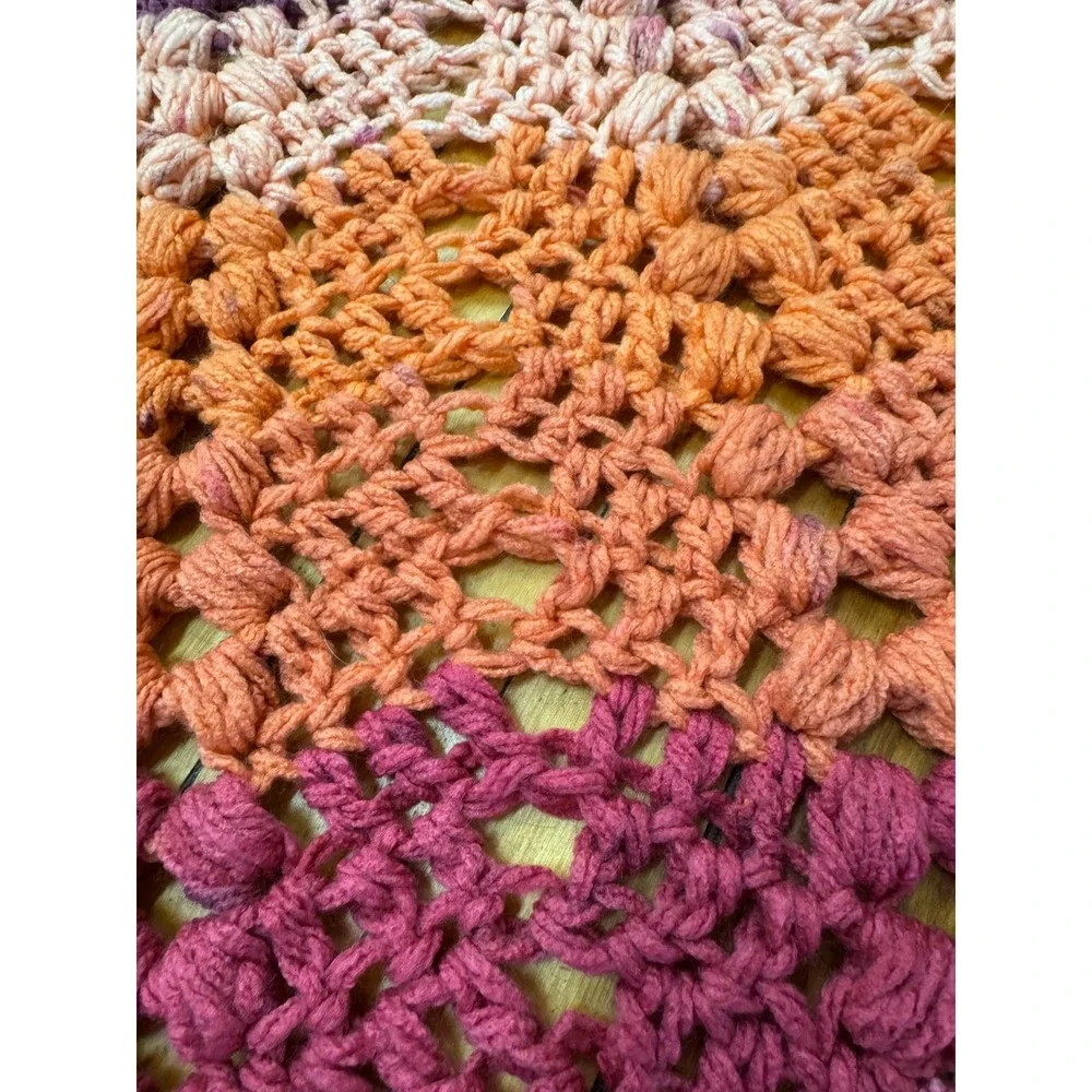 Crochet Granny‎ Blanket Scarf Shawl